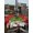 Green Red, variant on Outdoor Tablecloth with Umbrella Hole and Zipper, Christmas Tree Round Table Cloth 54 Inch Waterproof Tablecloth, Red Winter Pine Branches Balls Snowflakes Picnic Table Cover for Patio Camping