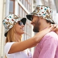 thumbnail image 2 of Cute Sloth Bucket Hats for Woman Packable Summer Sun Hat Beach Caps For Fisherman Outdoor Travel Hiking, 2 of 4