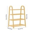 thumbnail image 3 of Shoe Rack - Stainless Steel Shoe Organizer, Sturdy Shoe Rack for Closet and Front Door Entrance, Free Standing Shoe Shelf, Closet Organizers and Storage, Gold Deals of the Day Clearance, 3 of 7