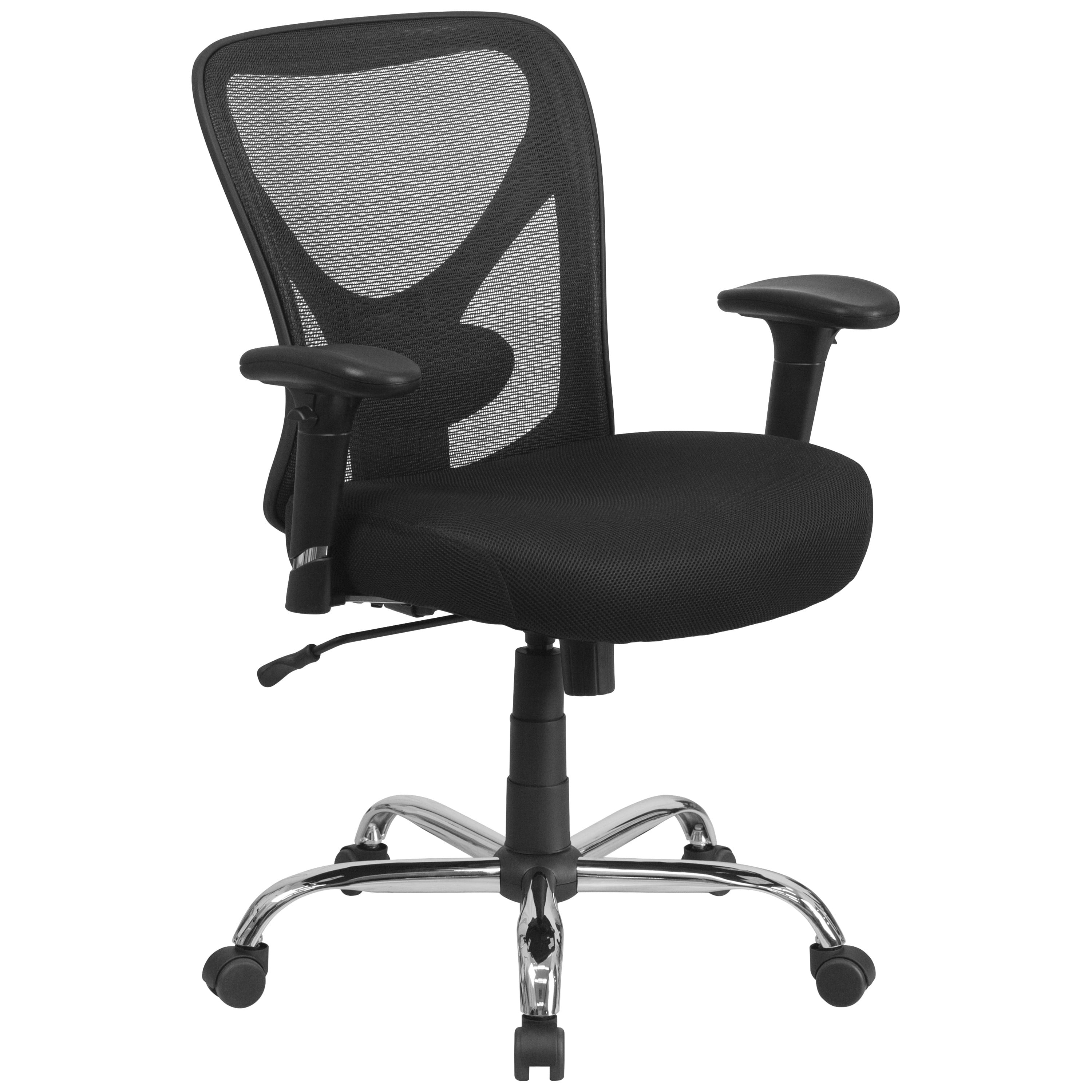 Adjustable Office Chair Executive Swivel Fabric Mesh Chair Desk Black Friday 