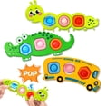 thumbnail image 1 of Chilvil Set de 3 juguetes sensoriales pop fidget para niños pequeños, 1 of 6