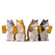 thumbnail image 1 of Set de figuritas de cerveza, bonita escultura de PVC para decoración de jardín de gatos, 1 of 3