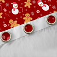 thumbnail image 4 of Homewish Cartoon Xmas Snowman Black Out Curtains,Sweet Christmas Cnady Cane Curtains Pack of 2 (42x63 Each),Red White Bedroom Curtains For Girls,Luxury Bedroom Decor, 4 of 6