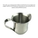thumbnail image 5 of Kearding Taza de café Taza de leche Taza de leche en forma de cintura de acero inoxidable Jarra de leche de acero inoxidable 304 Juegos de servir café y té Kearding HA017497-00, 5 of 6
