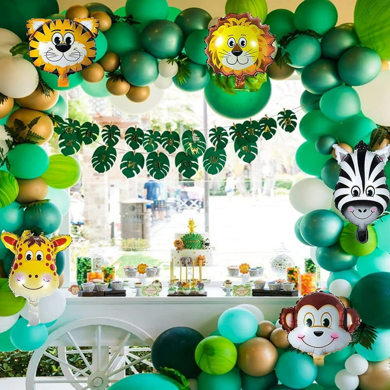 Kids Birthday Party Decorations Green