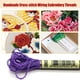 thumbnail image 3 of Yuarrent Hilo de bordar de 2 piezas, accesorios metálicos para bricolaje, suministros de hilo para manualidades, ovillos de costura, hermosas Artesanía morado oscuroE3837, 3 of 6