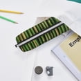 thumbnail image 6 of Pofeuu Green Bamboo Fence1 Print Leather Pencil Case, Leather Pencil Pouch Large Capacity, Big Pencil Pouch with Zipper Vintage Pen Bag Fountain Pen Holder, 6 of 7