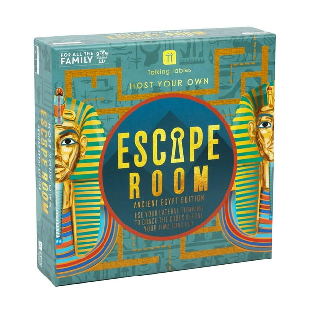 Juego de sala de escape Mesas parlantes con temática egipcia para niños mayores de 9 años
