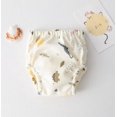 thumbnail image 3 of Washable and Reusable Unisex Leakproof Cotton Waterproof Training Diaper Underwear Pants., 3 of 8