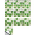thumbnail image 1 of 10Pcs DIY Tile Stickers Simulated PVC Tile Stickers Waterproof Wall Decals, 1 of 6