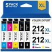 RINKLEE 312X 312A Toner Cartridge Compatibel met HP Color LaserJet Pro MFP M476 M476dn M476dw M476nw | Hoge Opbrengst 4400/2700 pagina's | 4-PACK