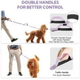 thumbnail image 6 of Hands Free Dog Leash with Zipper Pouch, Dual Padded Handles and Durable Bungee for Walking, Jogging and Running Your Dog, 6 of 16