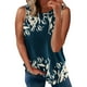 thumbnail image 1 of Moda Mujer Causal Cuello Redondo Impresión Blusa Sin Mangas Camiseta Verano Tank Tops Fridja ghk2276, 1 of 4