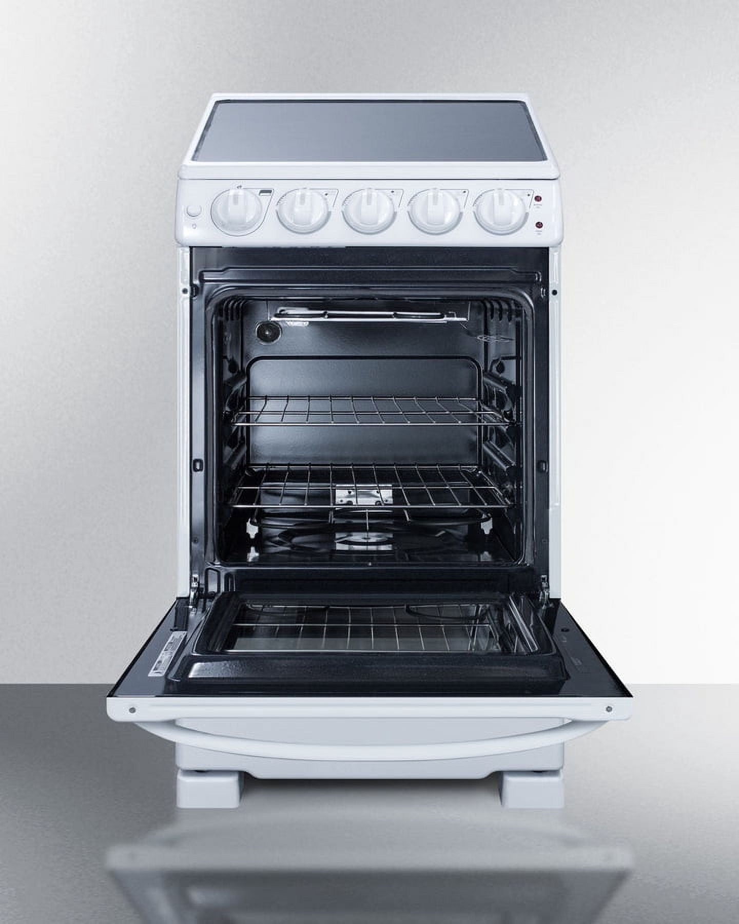 Summit 24” 2.9 cu ft Electric Range in Ceramic