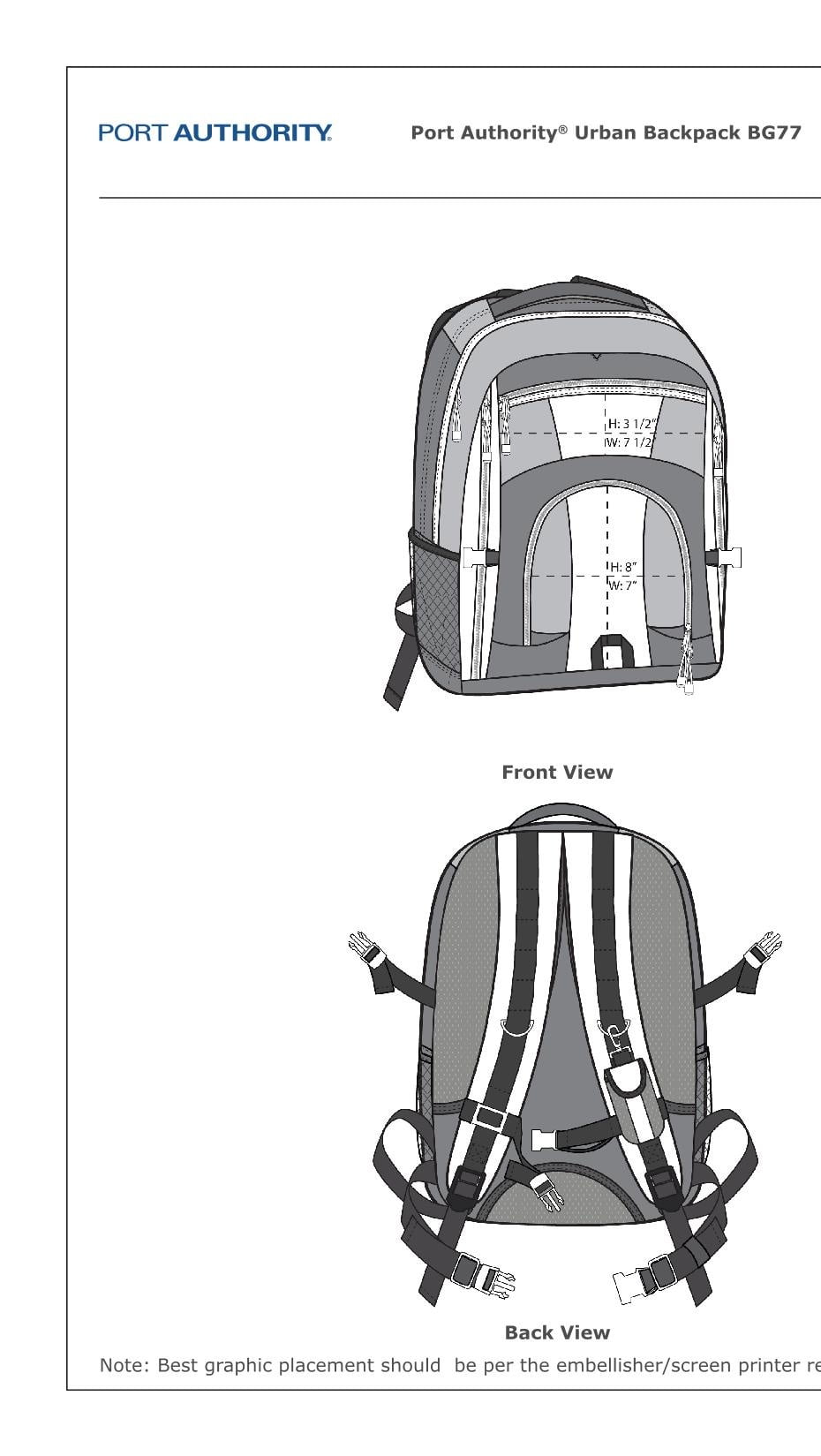 port authority urban backpack