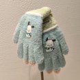 thumbnail image 1 of Guantes Sanrio para niños, guantes de invierno con medio dedo, guantes sin dedos para niñas, dibujos animados, estudiantes de escuela primaria, escritura, 1 of 5
