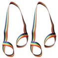 thumbnail image 1 of 2Pcs Multi Colored Polyester Ski Strap for Outdoor Activities Travel Leisure Time, 1 of 8