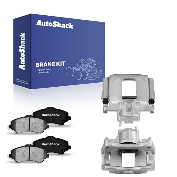 AutoShack Front Brake Calipers Ceramic Brake Pads | Replacement for 2007-2017 Jeep Wrangler | 6-PC