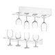 thumbnail image 5 of 2PCS Acrylic Wine Glass Holder Wall Mounted Cup Holder Wine Glass Hanging Rack Kitchen Cupboard Bar, 5 of 5