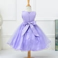thumbnail image 2 of Kids Girls Flower Lace Wedding Bridesmaid Party Grown Princess Dress, 3-10Y, 2 of 10
