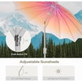 thumbnail image 5 of Outdoor Patio Umbrella with LED Lights, 9FT Canopy, 360° Rotation & Tilt for Deck Poolside, 5 of 7