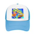 thumbnail image 2 of Stumble Guys Unisex Baseball Cap Mesh Splicing Design Ponytail Hollow Out Sun Hat, 2 of 5
