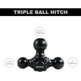 thumbnail image 4 of Trailer Hitch Tri-Ball Hitch Mount with Rotatoble Tow Shackle, fits for 2-inch Hitch Receiver, Hitch Lock Pin Included…, 4 of 12