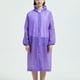 thumbnail image 1 of Capa para mujer, estilo largo, para adultos, para hombres y mujeres, atada a mano, impermeable, con capucha y botones, para exteriores, para padres e hijos, chaqueta informal de manga larga, impermeab, 1 of 6
