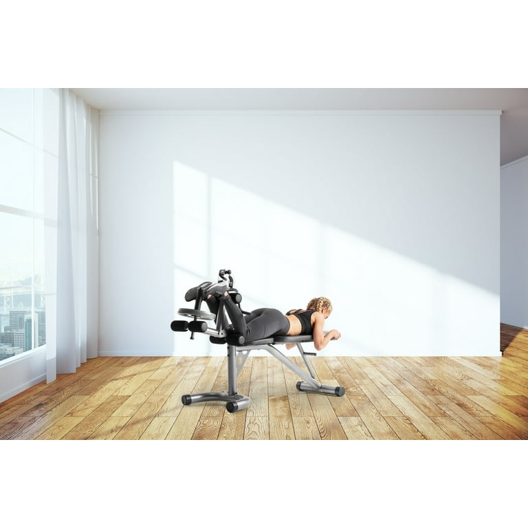 Weider XRS 20 Adjustable Bench with Olympic Squat Rack and Preacher Pad 610 lb. Weight Limit