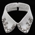 thumbnail image 2 of Collar Babero de Gargantilla Demostrable Rhinestone Cuello Falso de Material Suave DIY Accesorios Perfecl, 2 of 4