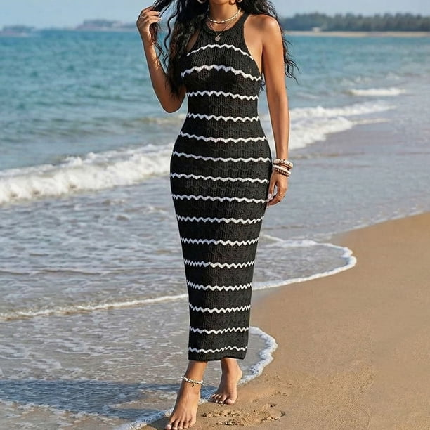 bash crochet dress Backless Mesh Pattern – Abike Ade Color:Black/Multi flash-sale Style it with flat Ryrjj Flared Velvet Dress