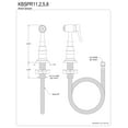 thumbnail image 2 of Kingston Brass KBSPR15 Kitchen Side Sprayer, Oil Rubbed Bronze, 2 of 2