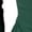 Green, variant on Women Deep Y2K Crop Top V Neck Front Tie Flare Cuff Long Sleeve Ribbed Slim Fit Casual Blouse Green L