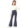 thumbnail image 2 of High Waisted Flared Pants for Girls Fall Sports Long Pants, 2 of 9