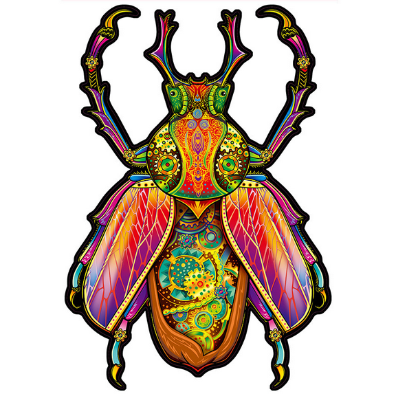 ZYLEGEN 3D Wooden Puzzles for Adults, Machine Insect Wooden Jigsaw Puzzles Model Kit