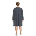 thumbnail image 3 of Terra & Sky Women's Plus Size Waffle Knit Babydoll Dress, 3 of 5