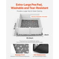 thumbnail image 5 of VEVOR Dogs Whelping Box, 60 x 60 x 24 inch,Plastic PVC Puppies Playpen with Height Adjustable Door and Washable Pee Pad,Anti-Deformation Indoor Puppy Play Pen for Extra Large Breed Dogs,Milk White, 5 of 9