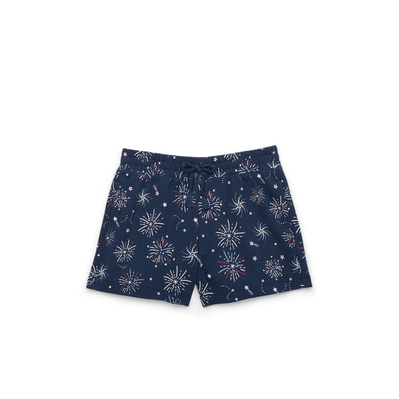 Way to Celebrate! Girls Americana French Terry Shorts, Sizes 4-18