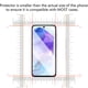 thumbnail image 4 of ZYQEEE Paquete de 3 Protectores de Pantalla Transparentes de Vidrio Templado para Samsung Galaxy A05, Fácil Instalación, Compatible con Samsung A05, 4 of 7