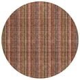 thumbnail image 2 of Addison Rugs Chantille Indoor/Outdoor Transitional Stripes Blush Washable Round Rug, 8' x 8', 2 of 6