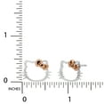 thumbnail image 6 of Sanrio Stud Rose Gold Plated, Hello Kitty Earrings, Sterling Silver, Gift Box, (025''), HK925, 6 of 6