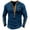 Blue, variant on Mens Shirts, Mens Retro Henley Shirts Muscle Long Sleeve Button Cotton T-Shirt Slim Fit Casual Washed Top