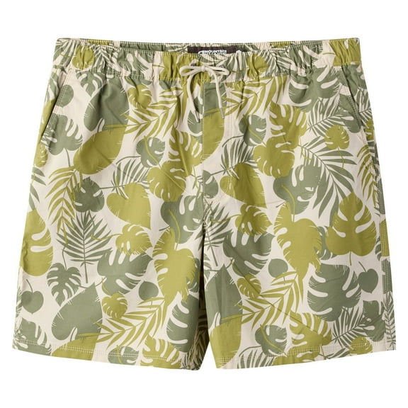 Mountain Khakis Stretch Printed Poplin Deck Short