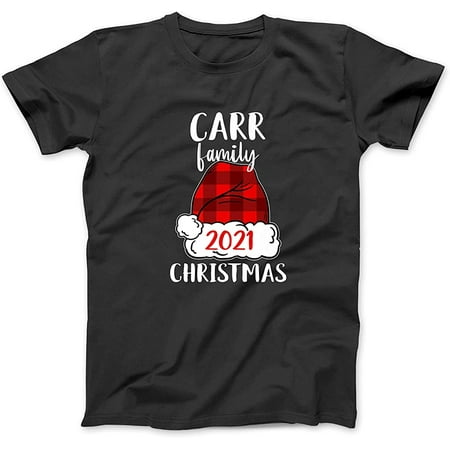 

Christmas 2021 Carr Matching Pajama Santa Hat Premium T-Shirt Sweatshirt Hoodie Tanktop for Men Women Kids Black
