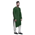 thumbnail image 4 of Atasi Party Wear Solid Kurta Pajama For Men Mandarin Collar Ethnic Kurta Pajama, 4 of 5