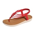 thumbnail image 3 of BRGZLK Women 's Flat Thong Sandals Versatile Herringbone Boho Comfortable Flip Flops Lightweight Beach Shoes For Summer Vacation & Casual Walking, 3 of 7