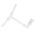 thumbnail image 1 of Fontaine d'Eau Double Jet, Fontaine Cascade pour Piscine en PVC Extérieur, Débit Réglable pour Jardin, 1 of 8