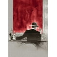 thumbnail image 2 of Lynch, Brent  11x14 Black Ornate Wood Framed with Double Matting Museum Art Print Titled - Cigar Bar Red Study, 2 of 4