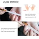 thumbnail image 3 of Lima de uñas de vidrio 3D, superficie de grano grabado de doble cara, limas de uñas para pedicura de dedos, lima de uñas para gatos, 3 of 6