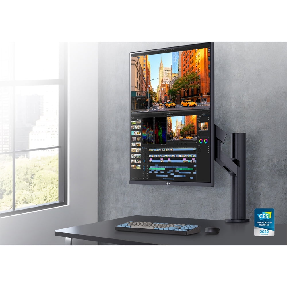 LG DualUp 28MQ780-B 16:18 SDQHD IPS HDR Dual Monitor Bundle